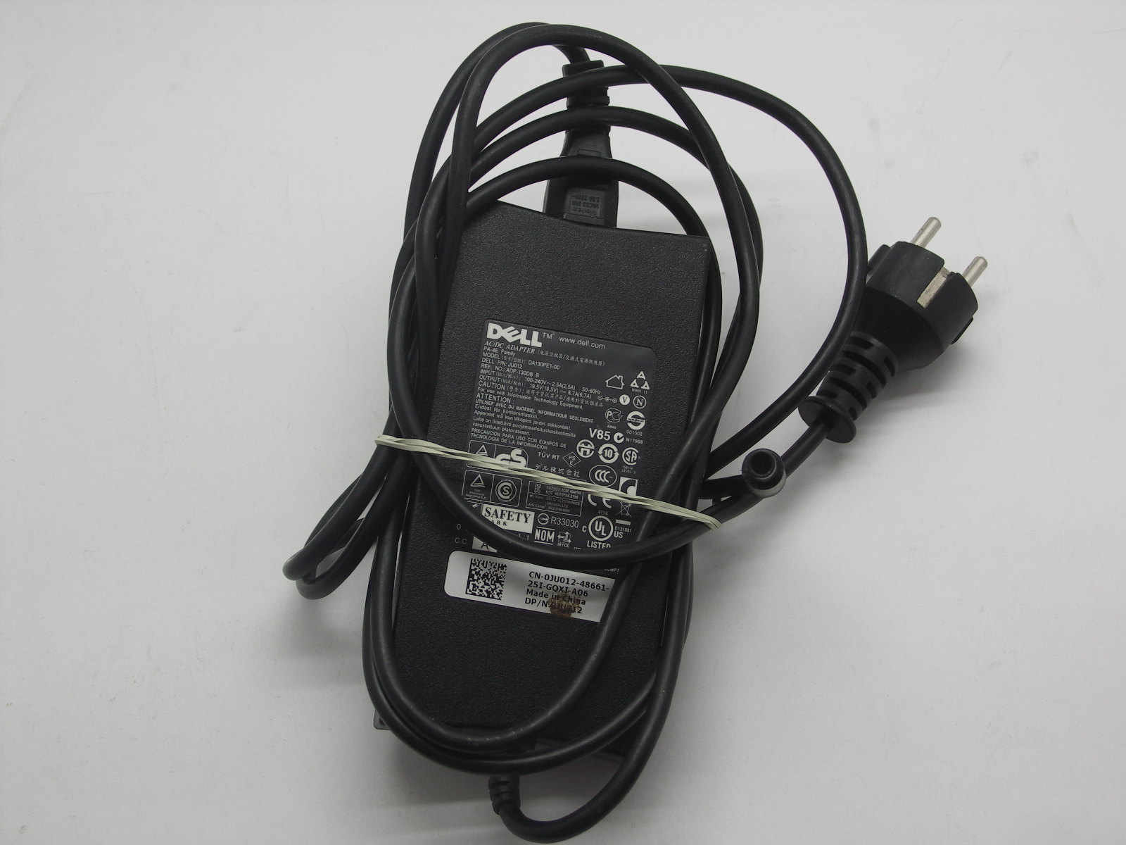 БЛОК ПИТАНИЯ Dell 19,5V 6,7A, 7.4x5mm с иглой, оригинал "!"