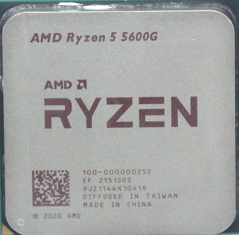 Процессор AMD Ryzen 5 5600G 3.9, 4.6, GHz, Socket AM4/16Mb/6x, 12, Core/Vega7 "!"