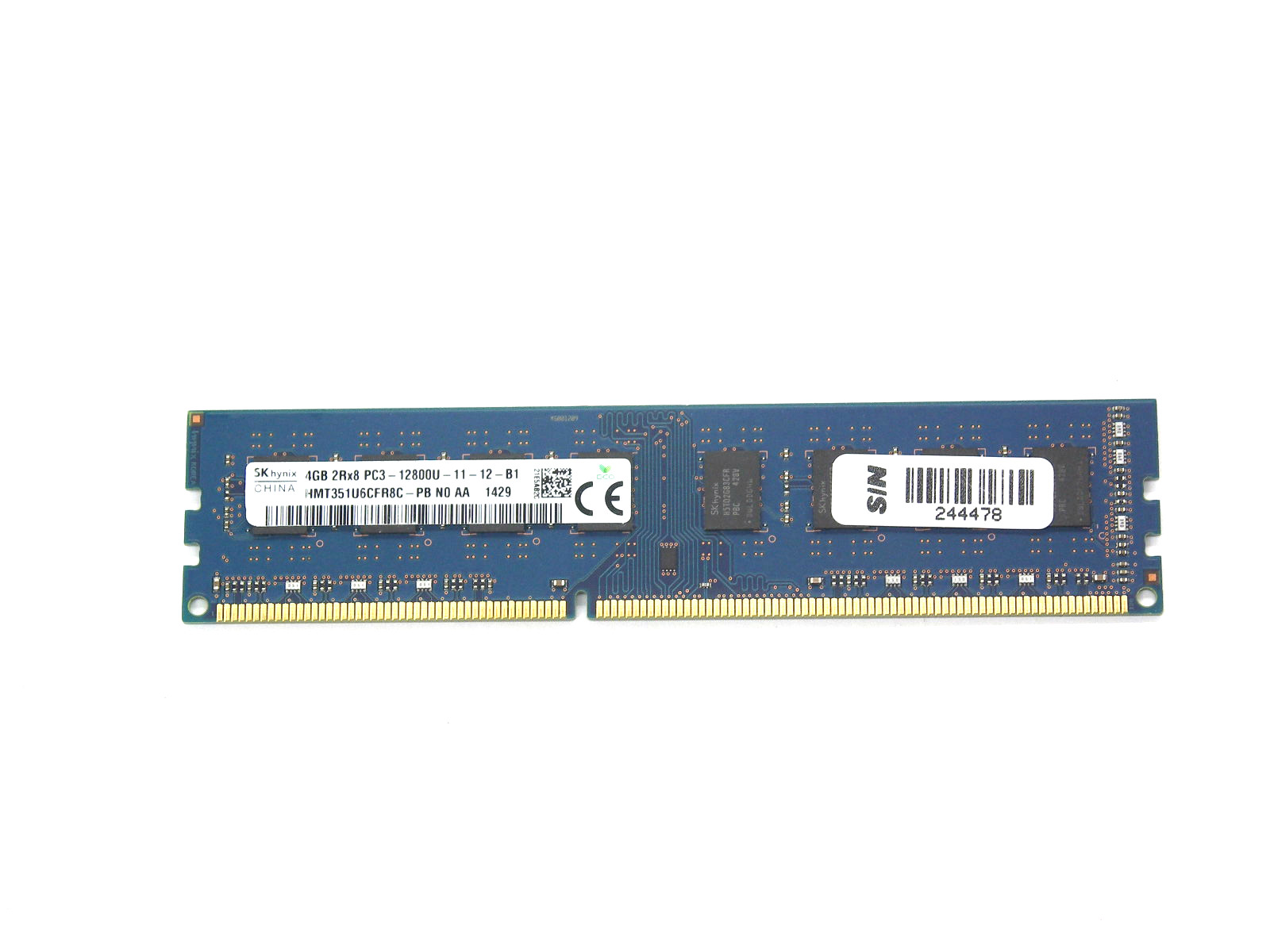 Оперативная память DIMM DDR3 4Gb 1600Mhz PC-12800 Hynix двухсторонняя HMT351U6CFR8C "!"