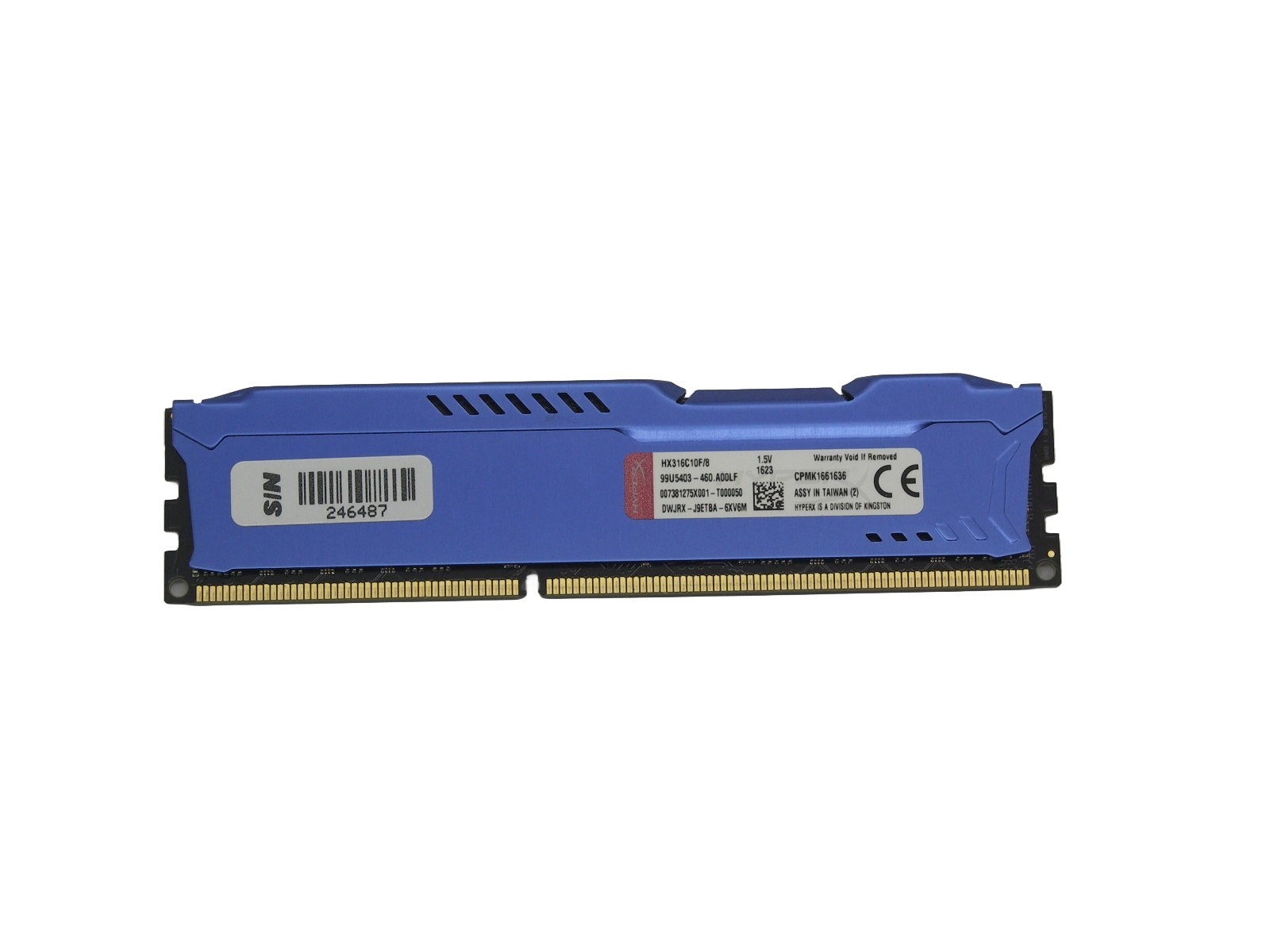 Оперативная память DIMM DDR3 8Gb 1600Mhz PC-12800 Kingston HyperX Fury HX316C10F/8 "!"