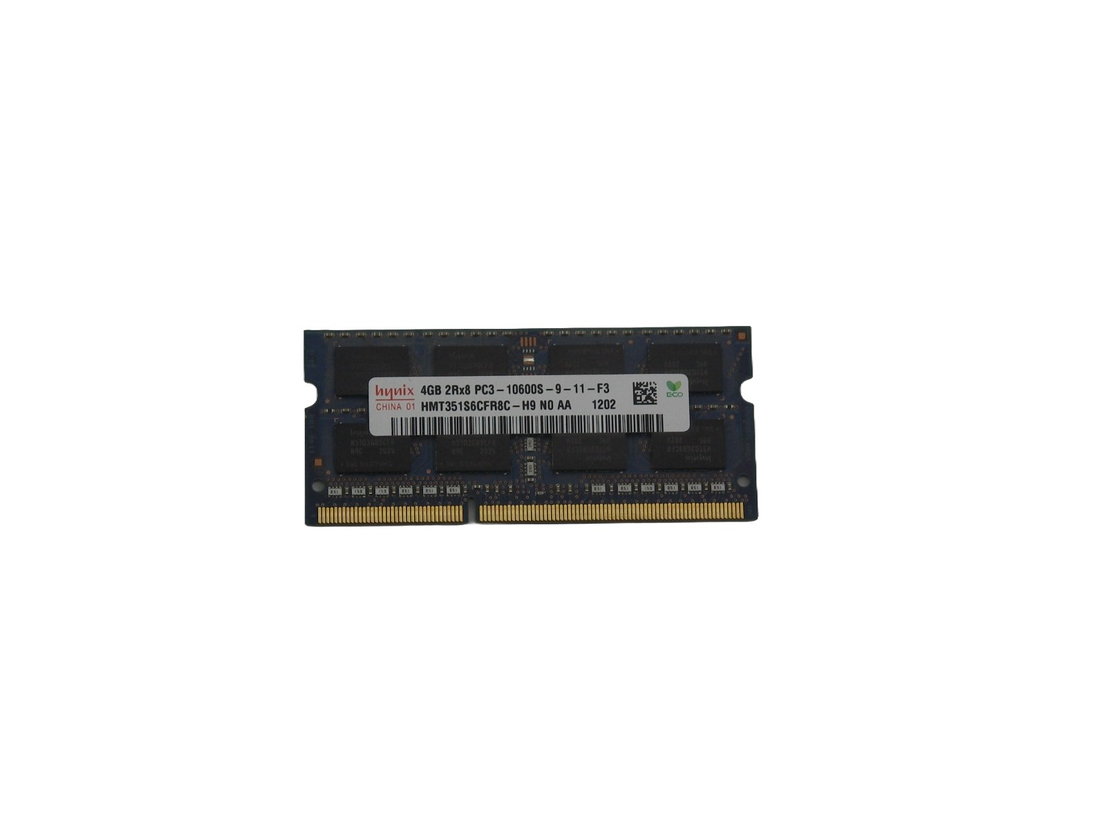 Оперативная память SODIMM 4Gb, DDR3 1333MHz, HYNIX HMT351S6CFR8C-H9 16 чипов "!"