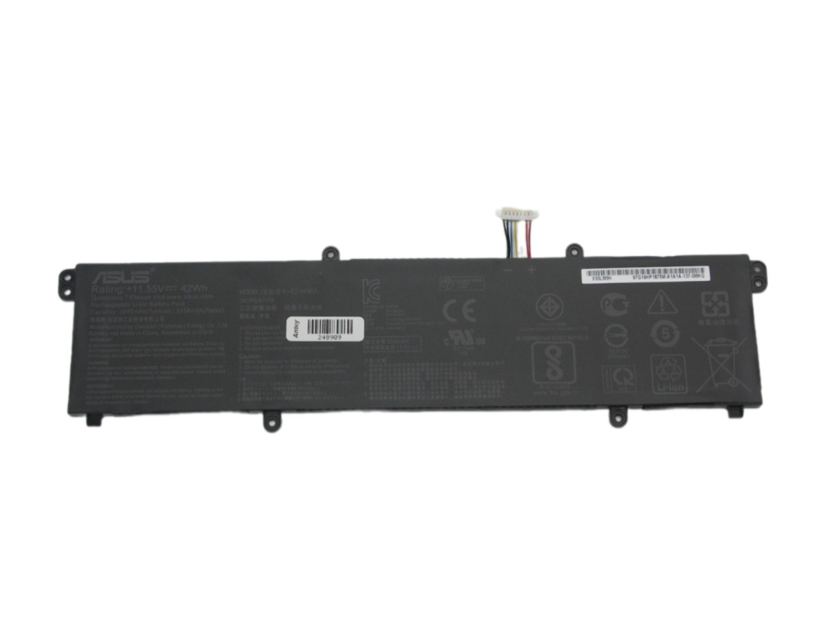 Акб для Asus VivoBook Flip 14, TM420IA, TP410UA, TP470EZ, V4050F, F413, M413, K433, C31N1911, 42Wh, 3640mAh, 11.55V, BAT-AS-177