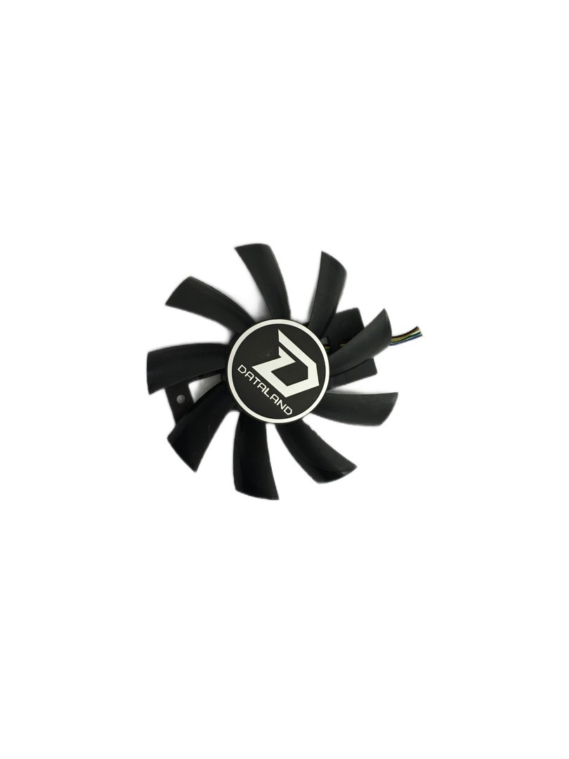 Вентилятор для видеокарты PowerColor Red Devil RX570, RX560, 4Pin, 87mm, GA92B2U, №1, FAN-GP-09