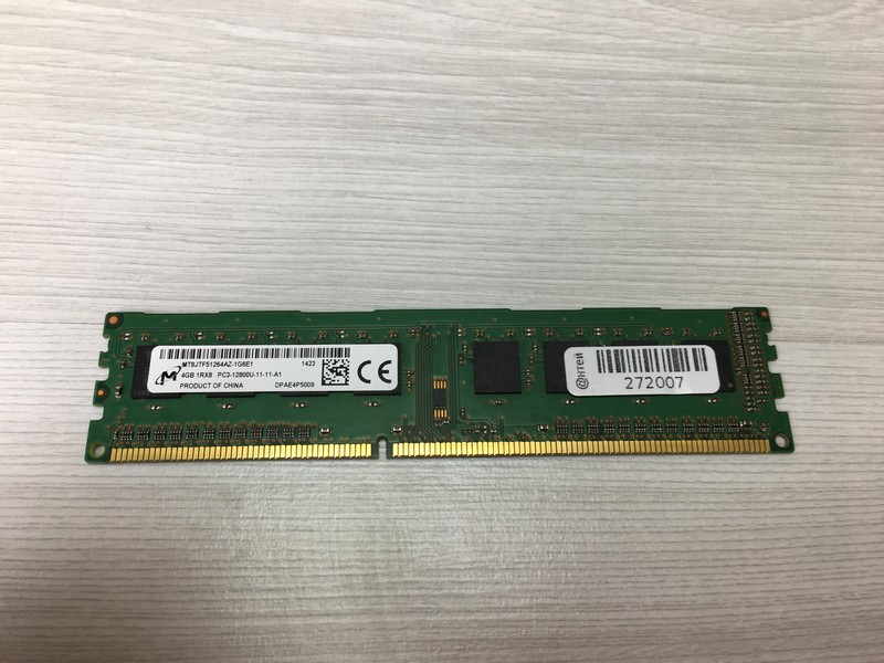 Оперативная память DIMM DDR3 4Gb 1600Mhz PC-12800 Micron MT8JTF51264AZ-1G6E1 односторонняя "!"