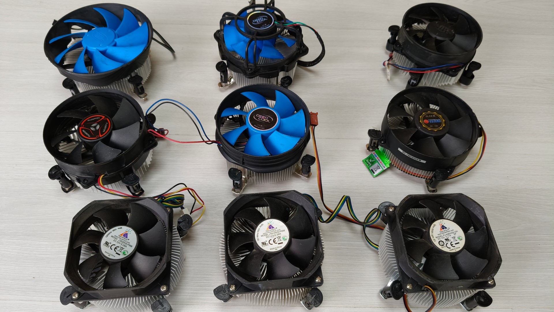 Кулер для процессора 115x, 1200 на клипсах неоригинал алюминий "!"