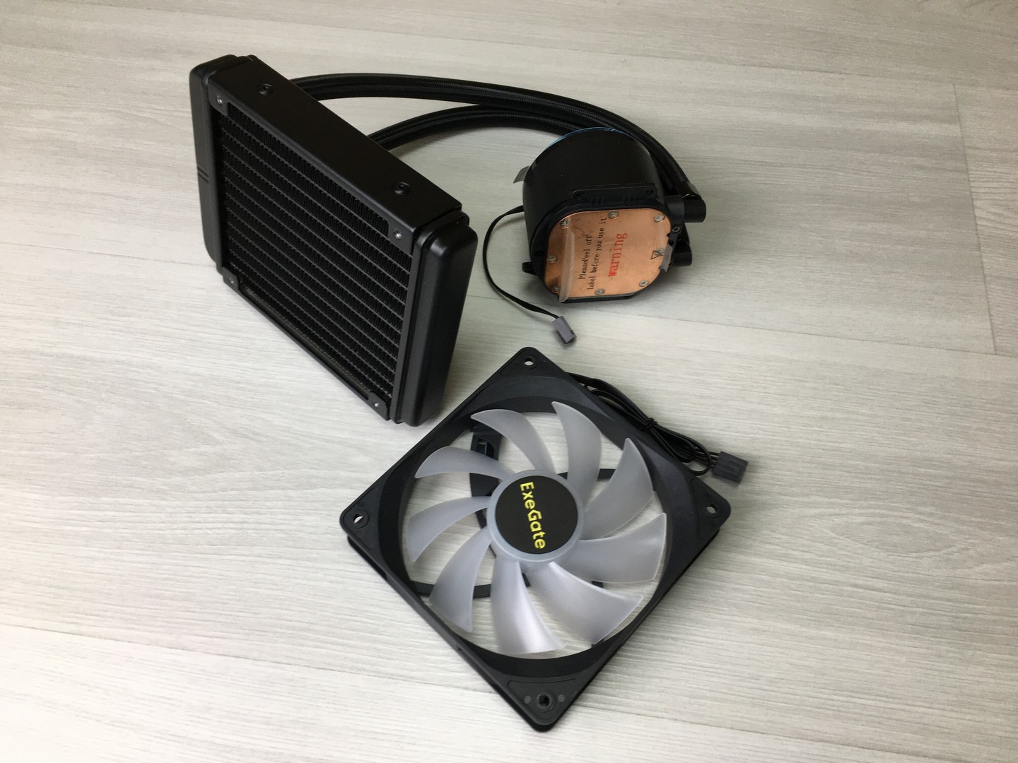 Устройство водяного охлаждения, ExeGate BlackWater-120V2.PWM.RGB "!"
