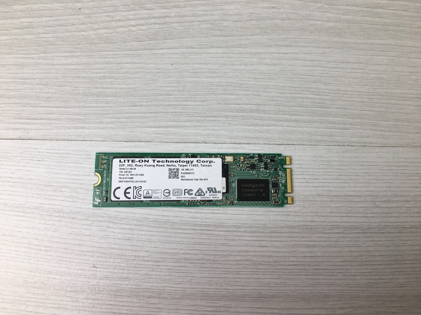 Накопитель SSD 120Gb Liteon CV1-8B128 M.2 SATA "!"