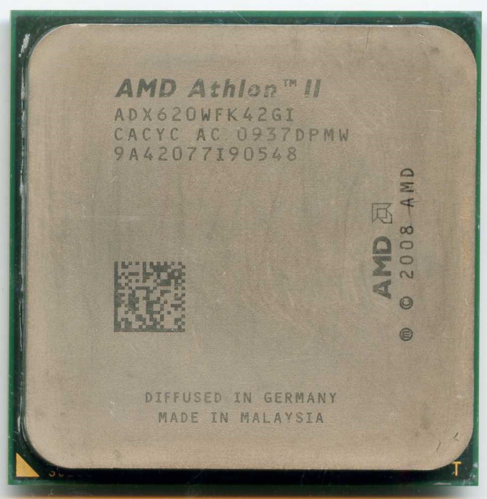 Процессор Socket-AM3 AMD Athlon II X4 620 2.6 GHz ADX620WFK42GI CACYC AC "!"