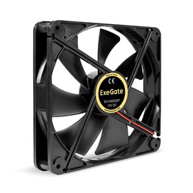 Вентилятор для корпуса Exegate EX14025S2P, 140x140х25 mm, 2 pin,подшипник скольжения<EX294951RUS>