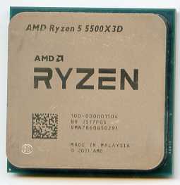 Процессор AMD Ryzen 5 5500X3D 3.0, 4.0, GHz, Socket AM4/96Mb/6x, 12x, Core "!"