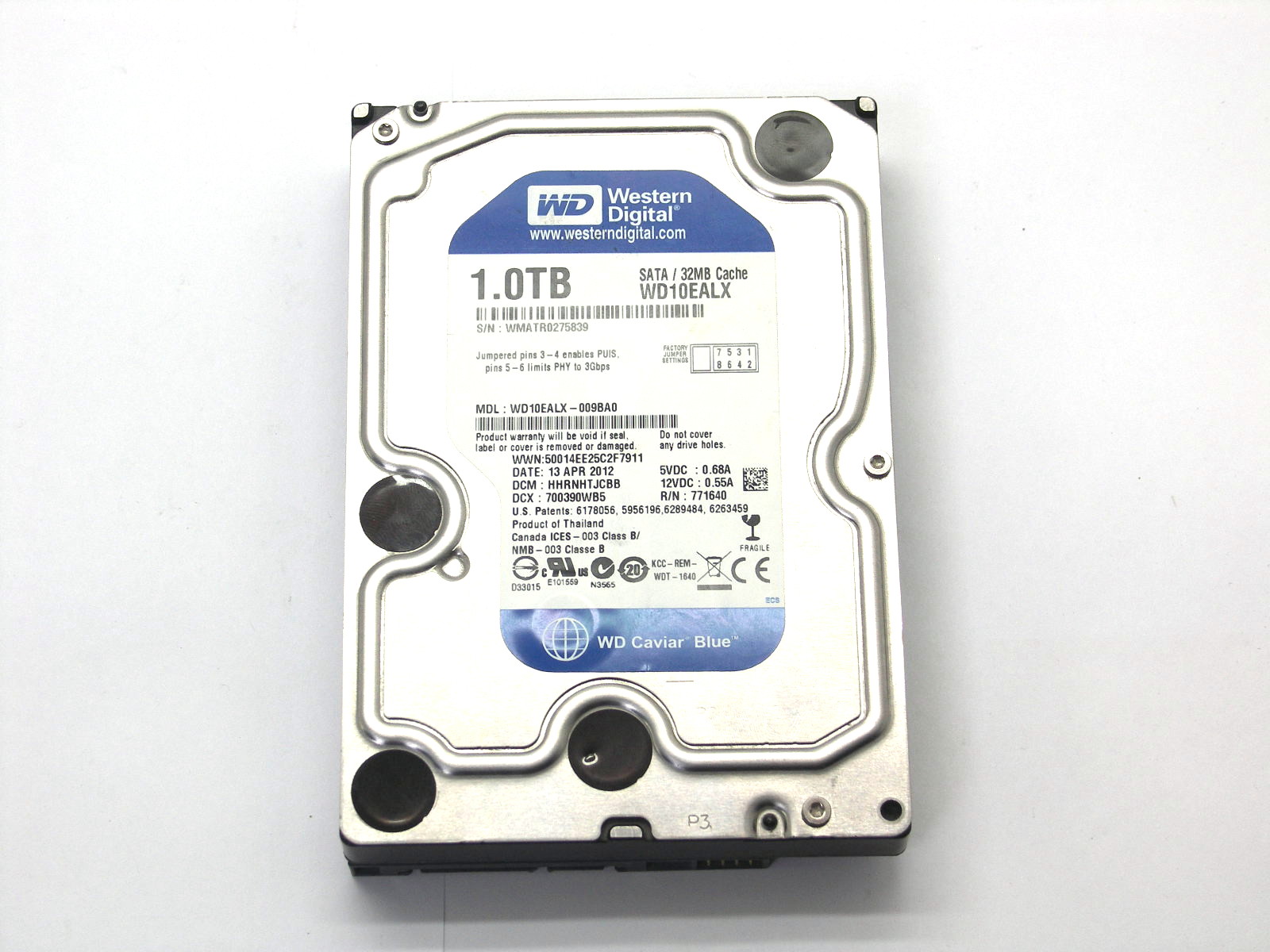Жесткий диск 3,5" 1TB WD WD10EALX SATA "!"