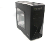 Корпус ATX без блока питания игровой со стеклом "!"