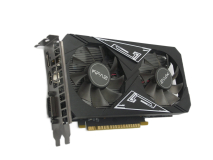 Видеокарта 4Gb GeForce 1650 GTX, KFA2 GTX1650 X Black PCI-E 4GB GDDR6 128bit w/HDMI/DP/DVI-D/CoolingFan, PCI-E "!"