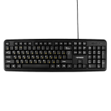 Клавиатура Гарнизон GK-100L, USB, black
