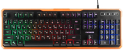 Клавиатура Гарнизон GK-320G игровая, USB, black подсветка