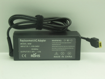 Блок питания для Lenovo 20V/2,25A 45W, разъем прямоугольный с иглой, с кабелем в розетку, завод Delta, ADP-LE-14