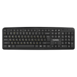 Клавиатура Exegate LY-331L2, USB, чёрная 2,2м EX279938RUS