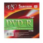 Диск DVD+R 4.7Gb VS 16х, конверт