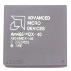 Процессор 486 AMD DX-40 A80486DX-40 Malaysia керамика "!"