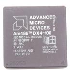 Процессор 486 AMD DX4-100 A80486DX4-100SV8B 25253 Malaysia керамика "!"