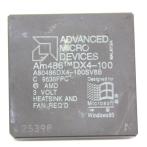 Процессор 486 AMD DX4-100 A80486DX4-100SV8B Malaysia керамика "!"