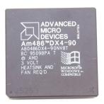 Процессор 486 AMD DX4-90 A80486DX4-90NV8T Malaysia керамика "!"