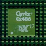 Процессор 486 Cyrix DX-40 Cx486DX-40 зеленый радиатор "!"