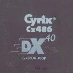 Процессор 486 Cyrix DX-40 Cx486DX-40GP керамика крупный шрифт "!"