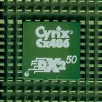 Процессор 486 Cyrix DX2-50 Cx486DX2-50 зеленый радиатор "!"