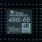 Процессор 486 Texas Instrument 486SXL2-66 TI486SXL2-G66-GA Taiwan черный радиатор "!"
