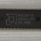 Сопроцессор 287 AMD 10MHz P80C287-10 Philippines DIP-40 белый шрифт "!"
