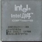 Процессор 486 Intel DX4-100 A80486DX4-100 SX900 Malay керамика "!"