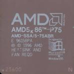 Процессор Socket-7 AMD K5 P75 AMD-SSA/5-75ABR Malay керамика "!"