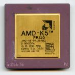 Процессор Socket-7 AMD K5 PR120 60MHz AMD-K5-PR120ABQ Malaysia золото "!"