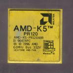 Процессор Socket-7 AMD K5 PR120 60MHz AMD-K5-PR120ABR Malaysia золото "!"