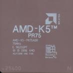 Процессор Socket-7 AMD K5 PR75 AMD-K5-PR75ABR Malay керамика "!"