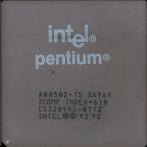 Процессор Socket-5,7 Intel Pentium 075MHz A80502-75 SX969 USA,A4, керамика "!"