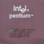 Процессор Socket-5,7 Intel Pentium 100MHz A80502-100 SX963 Malaysia керамика "!"