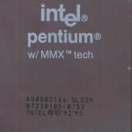 Процессор Socket-7 Intel Pentium-166MMX A80503166 SL239 Philippines керамика "!"