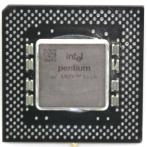 Процессор Socket-7 Intel Pentium-166MMX FV80503166 SL23V Malay черный "!"