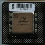 Процессор Socket-7 Intel Pentium-166MMX FV80503166 SY059 USA, A4, черный "!"