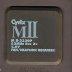 Процессор Socket-7 Cyrix MII-333GP 83Mhz черный "!"