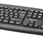 Комплект, клавиатура+мышь, Gembird KBS-8000, USB