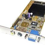 Видеокарта ASUS V7100 GeForce 2MX 32Mb V7100/DVI/32Mb/SD/R VGA/DVI AGP "!"
