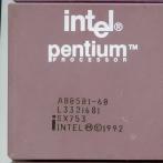 Процессор Socket-4 Intel Pentium 060MHz A80501-60 SX753 Malay керамика "!"