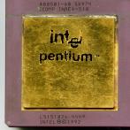 Процессор Socket-4 Intel Pentium 060MHz A80501-60 SX974 Malay золото "!"