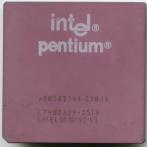 Процессор Socket-7 Intel Pentium 166MHz A80502166 SY016 без страны керамика "!"