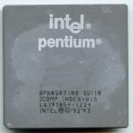 Процессор Socket-5,7 Intel Pentium 100MHz BP80502100 SU110 Malaysia керамика "!"