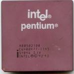 Процессор Socket-5,7 Intel Pentium 100MHz A80502100 SY046 USA,A4, керамика "!"