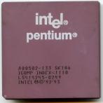 Процессор Socket-5,7 Intel Pentium 133MHz A80502-133 SK106 Malay керамика "!"